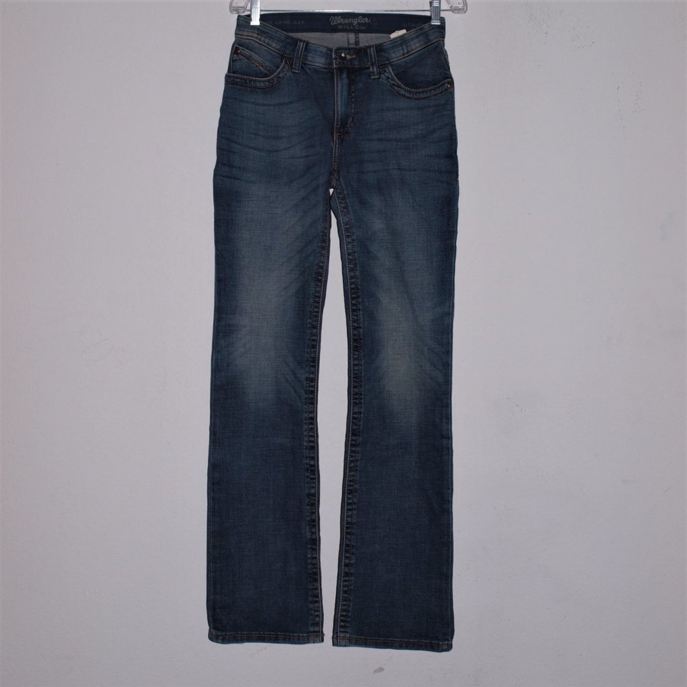 Wrangler Women's Dark Blue Boot Cut Jeans